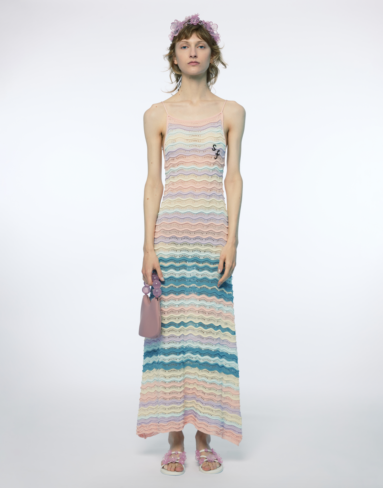 WAVE KNIT SUMMER DRESS WAVE KNIT SUMMER DRESS