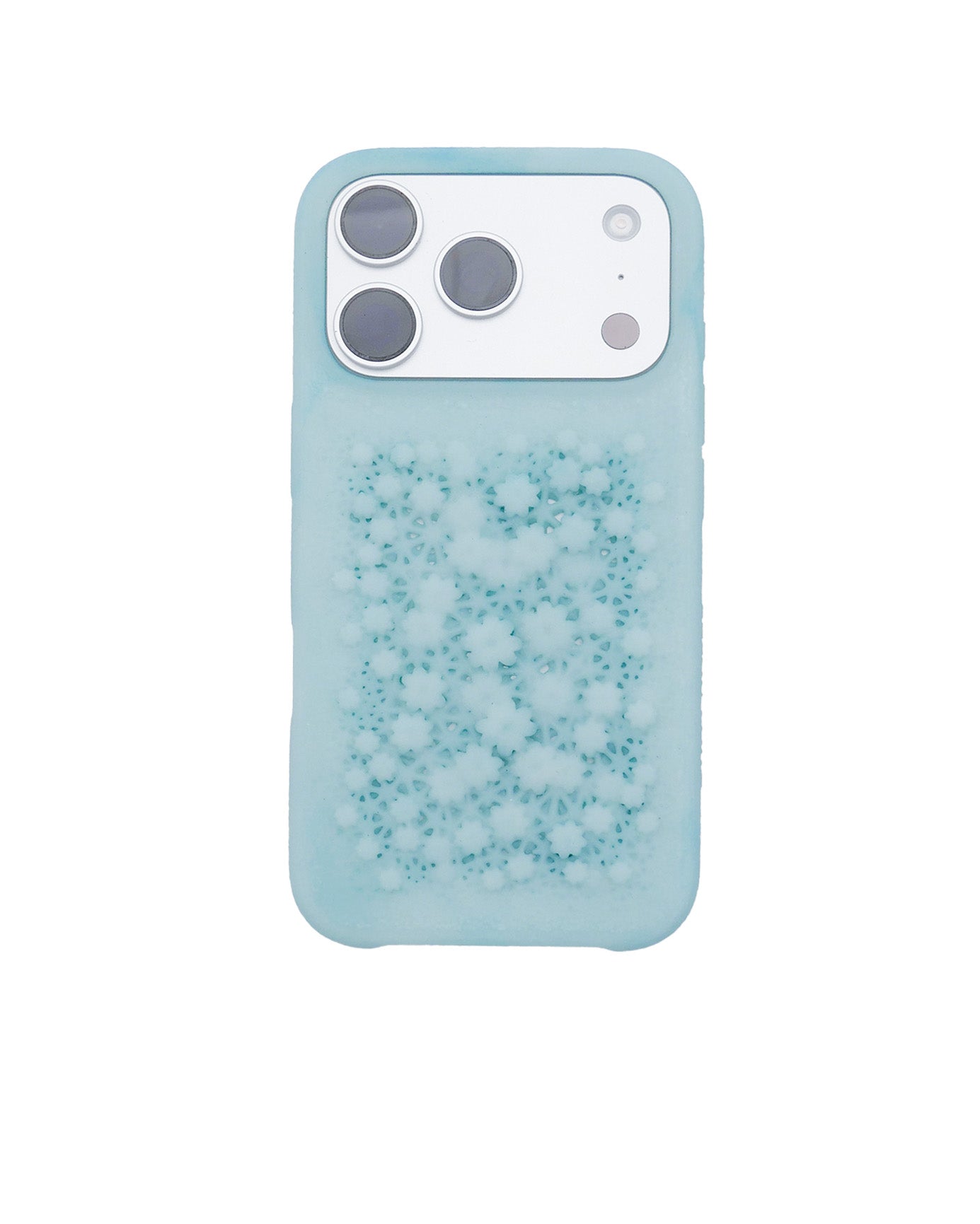 3DPRINTEDLUCKYCLOVERPHONECASEBLUE