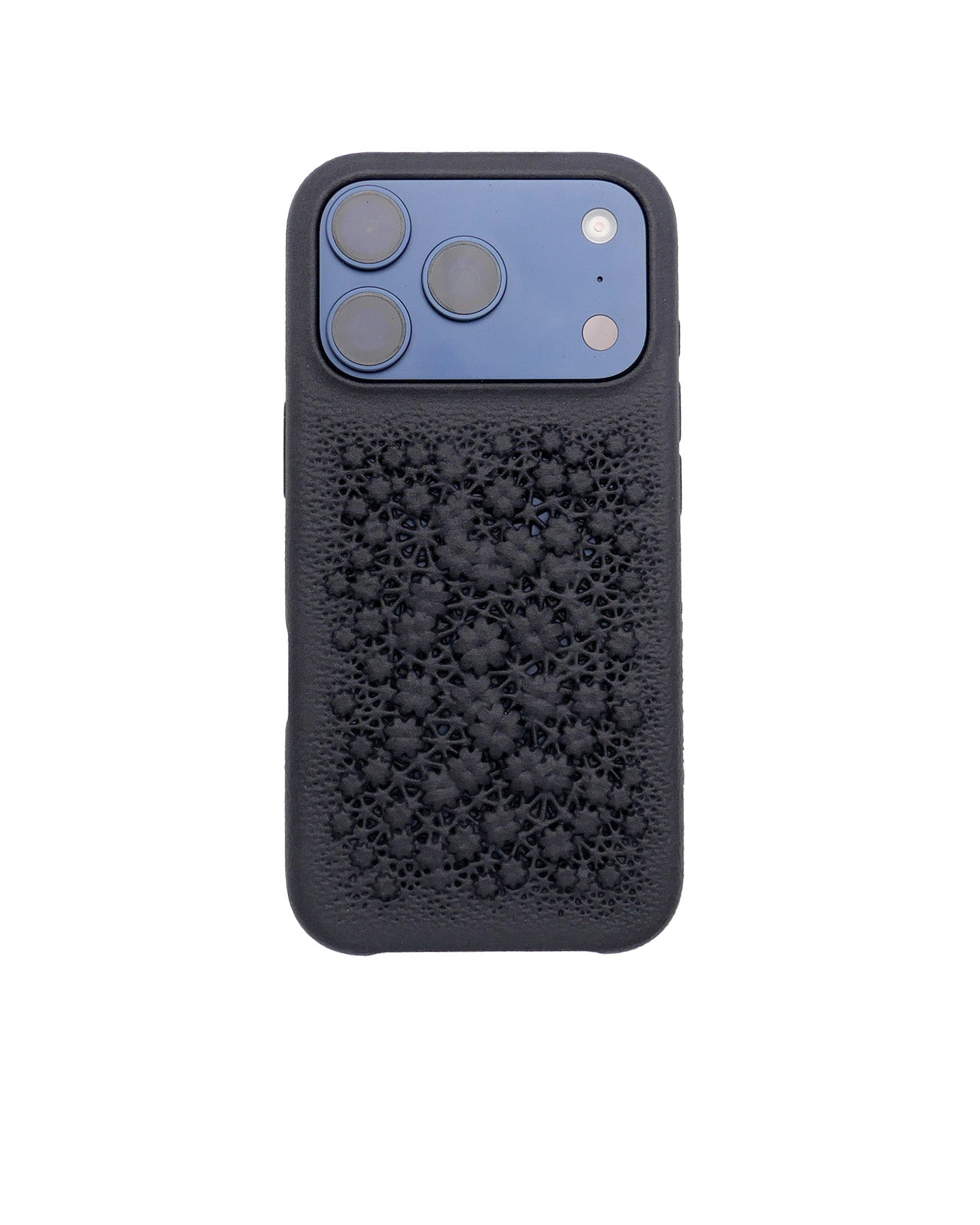 3DPRINTEDLUCKYCLOVERPHONECASEBLACK