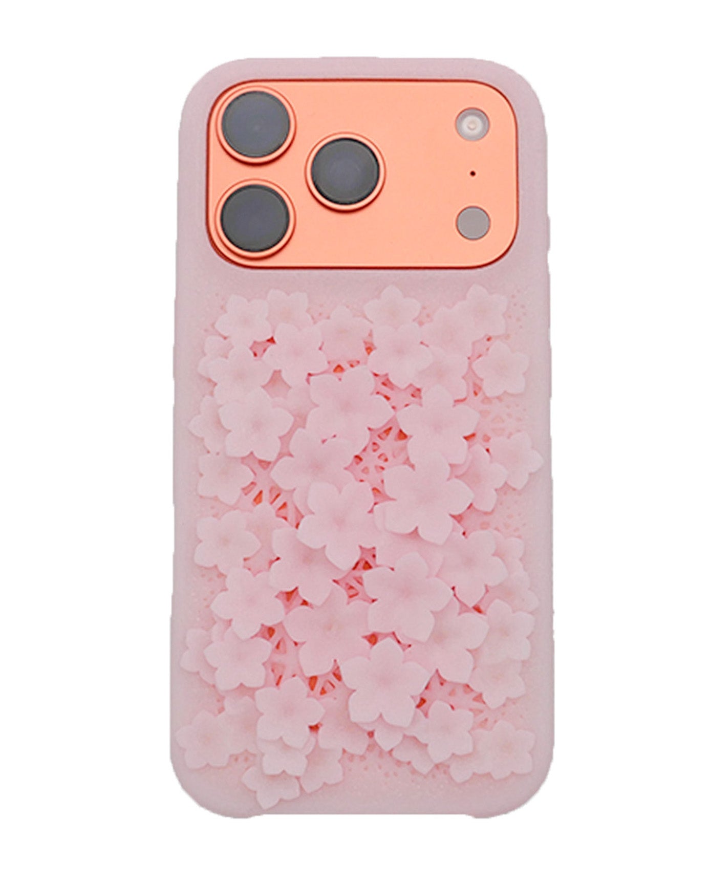 PEACH FLOWER IPHONE CASE 3D PRINTED