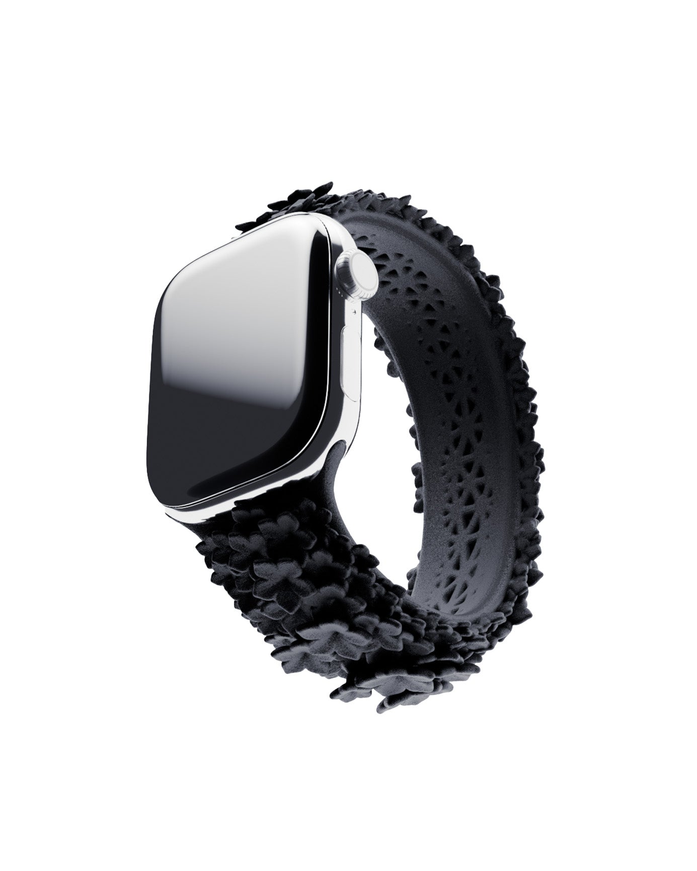 PEACH FLOWER APPLE WATCH BAND 3D PRINTED