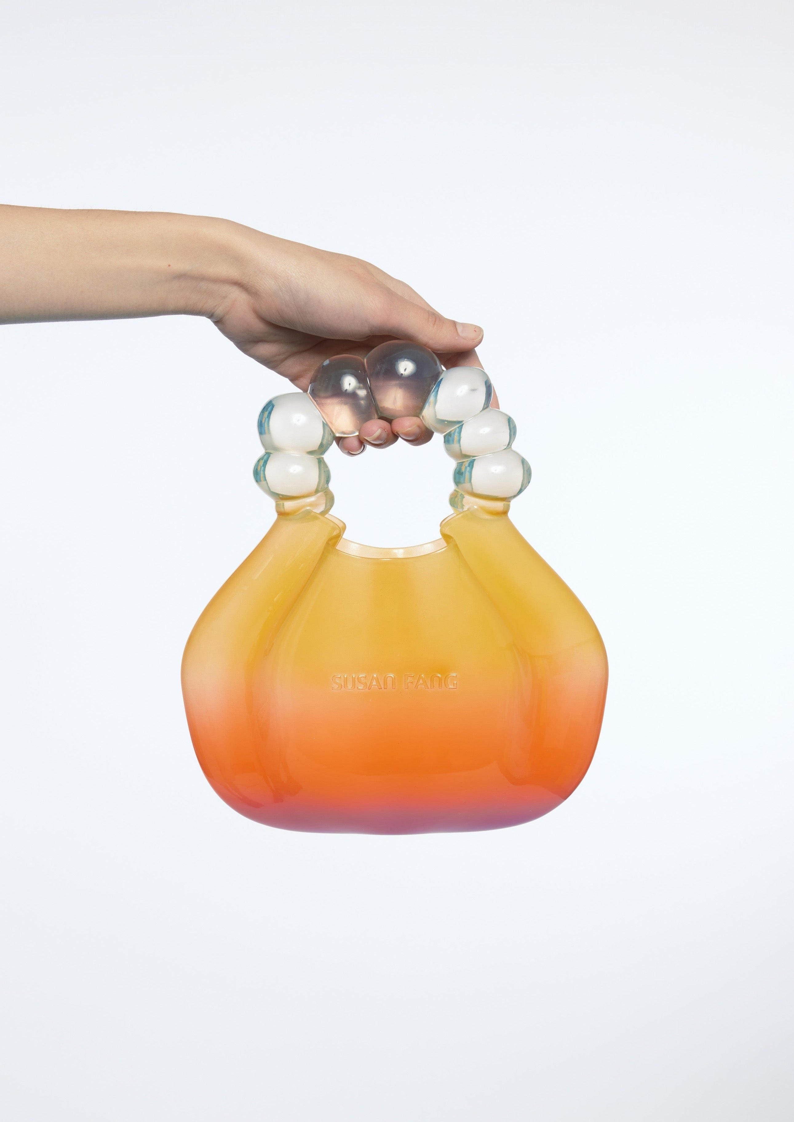WOMEN GIRL ORANGE GRADIENT 3D PRINTED CANDY MINI HANDBAG SMALL BAG KOREAN ASIAN STYLE DESIGN