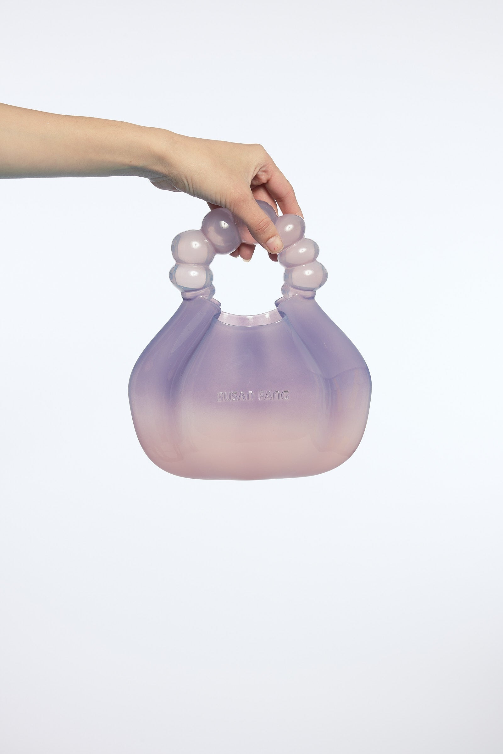WOMEN GIRL PINK PURPLE GRADIENT 3D PRINTED CANDY MINI HANDBAG SMALL BAG KOREAN ASIAN STYLE DESIGN