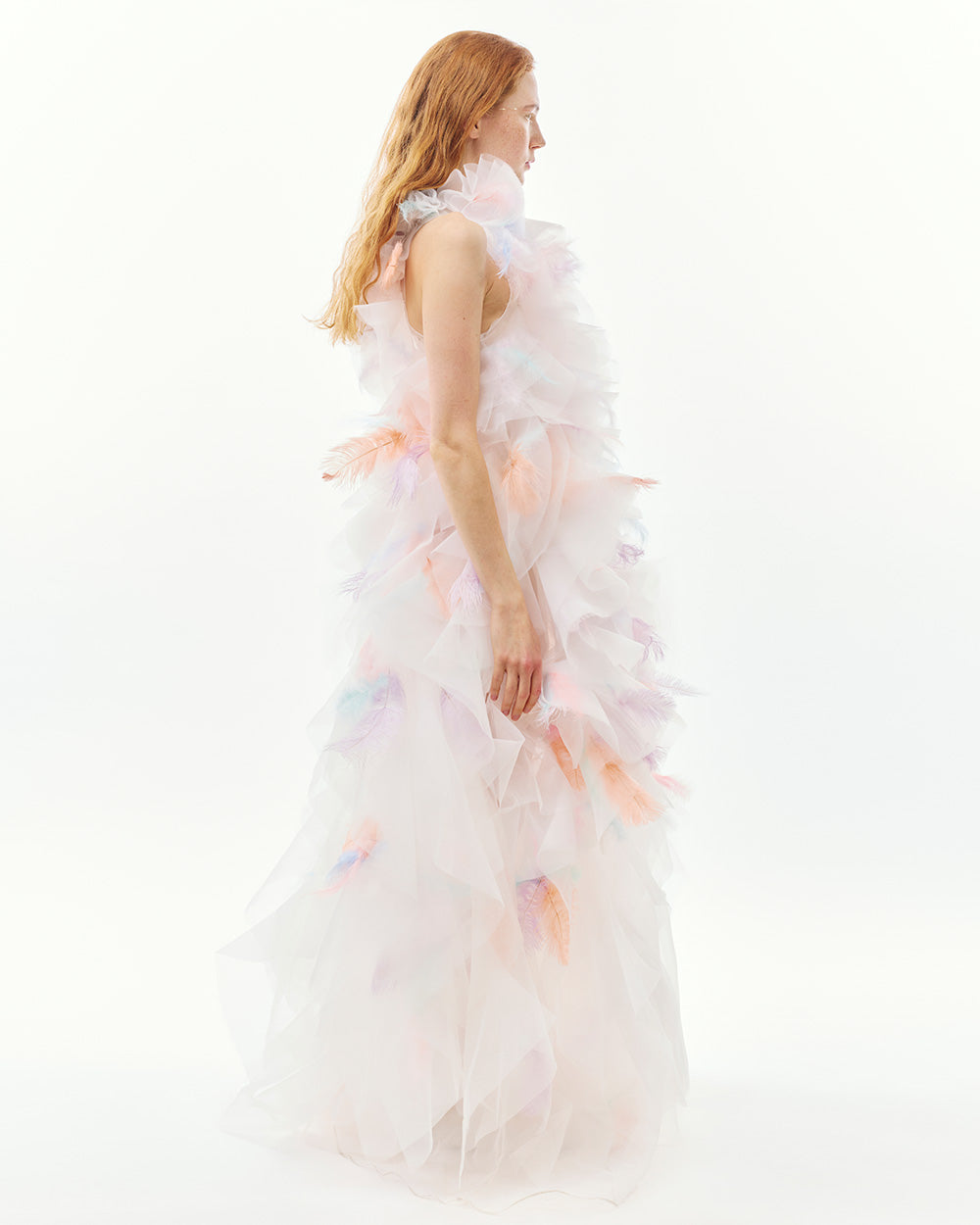 EMBROIDEREDFEATHERROSEMAXIDRESS_right