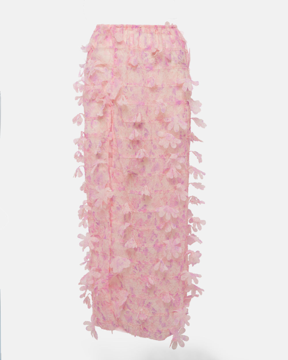 FLOWER-LASER CUT SKIRT