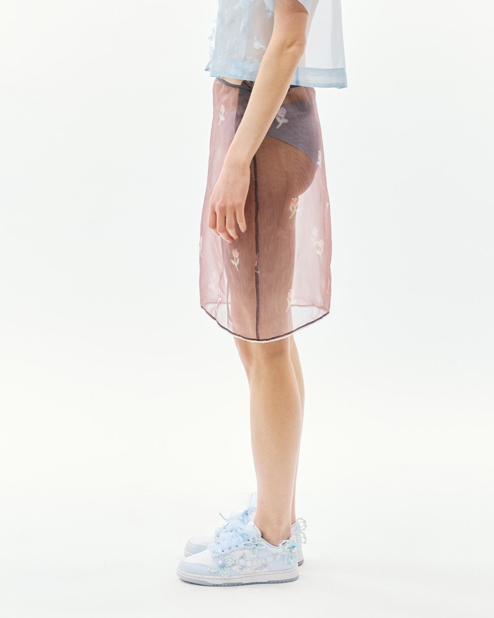 PRINTEDFLORALPENCILSKIRT_brown_left