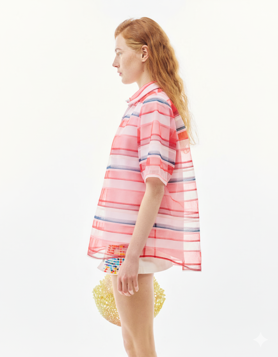 STRIPPEDPOLOTEE_short_red_left