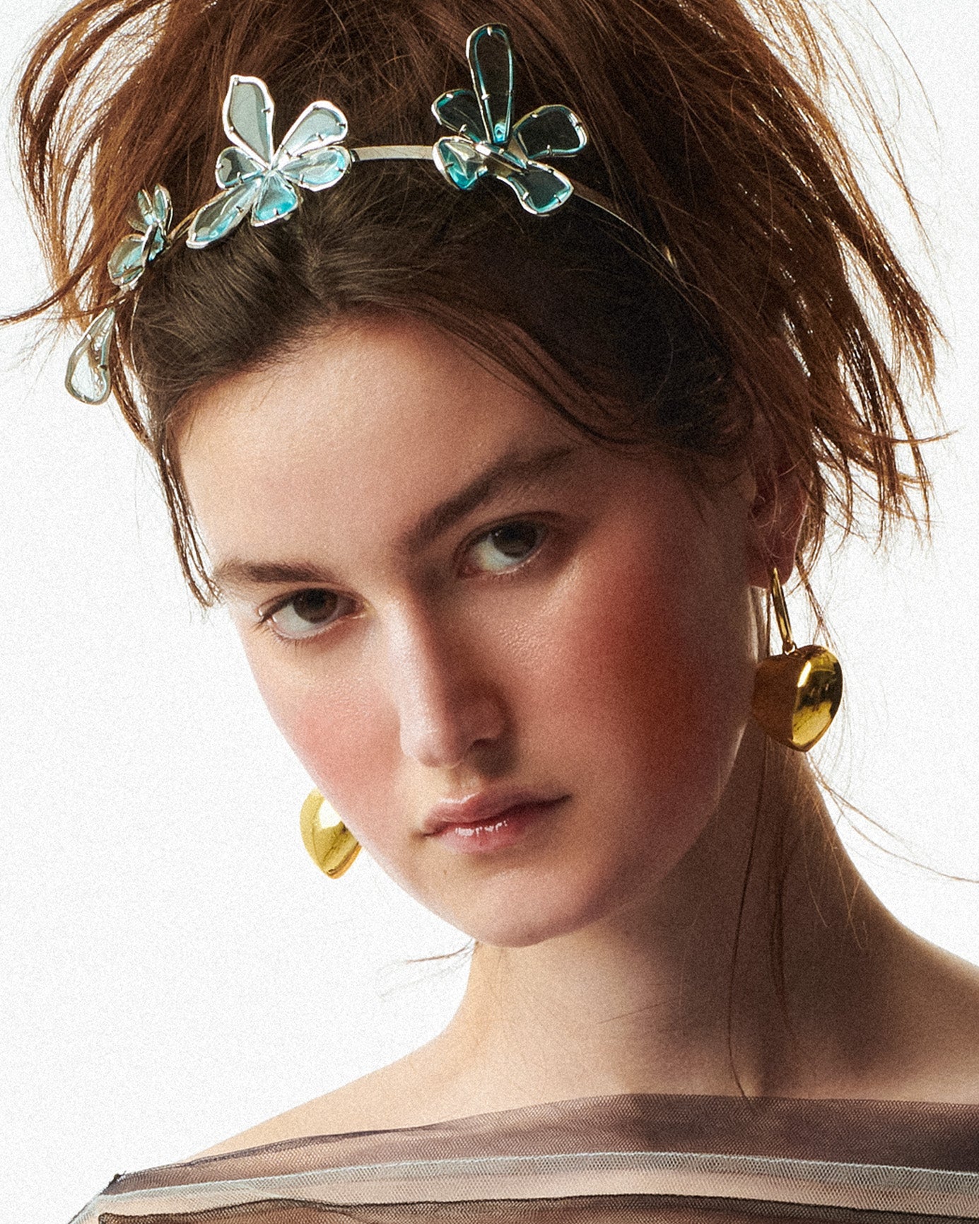 STAIN GLASS FLOWER HEADBAND