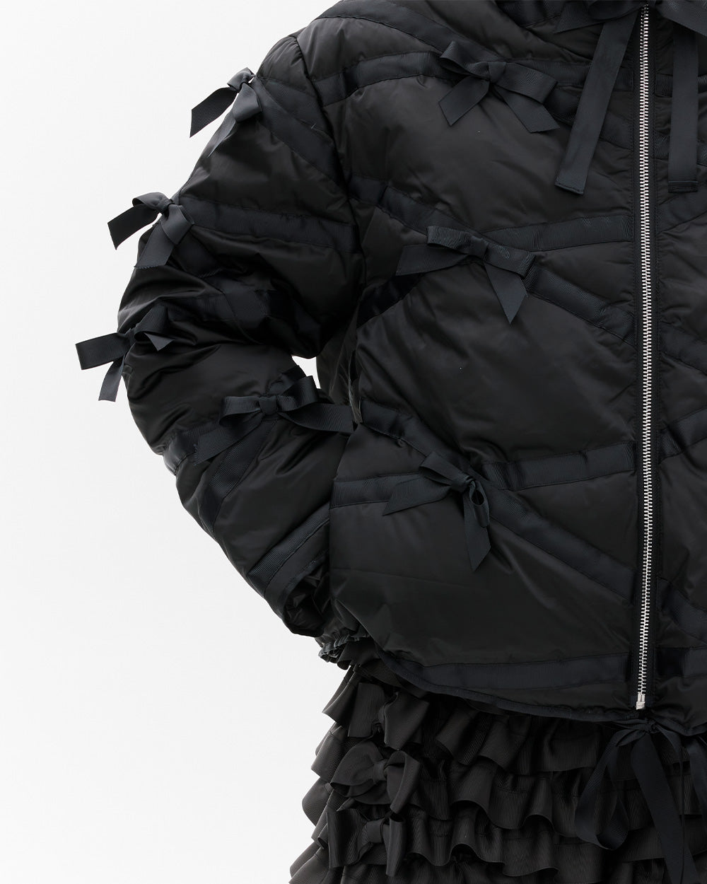 SUSANFANGBOWHOODEDPADDEDJACKETBLACKfrontdetails