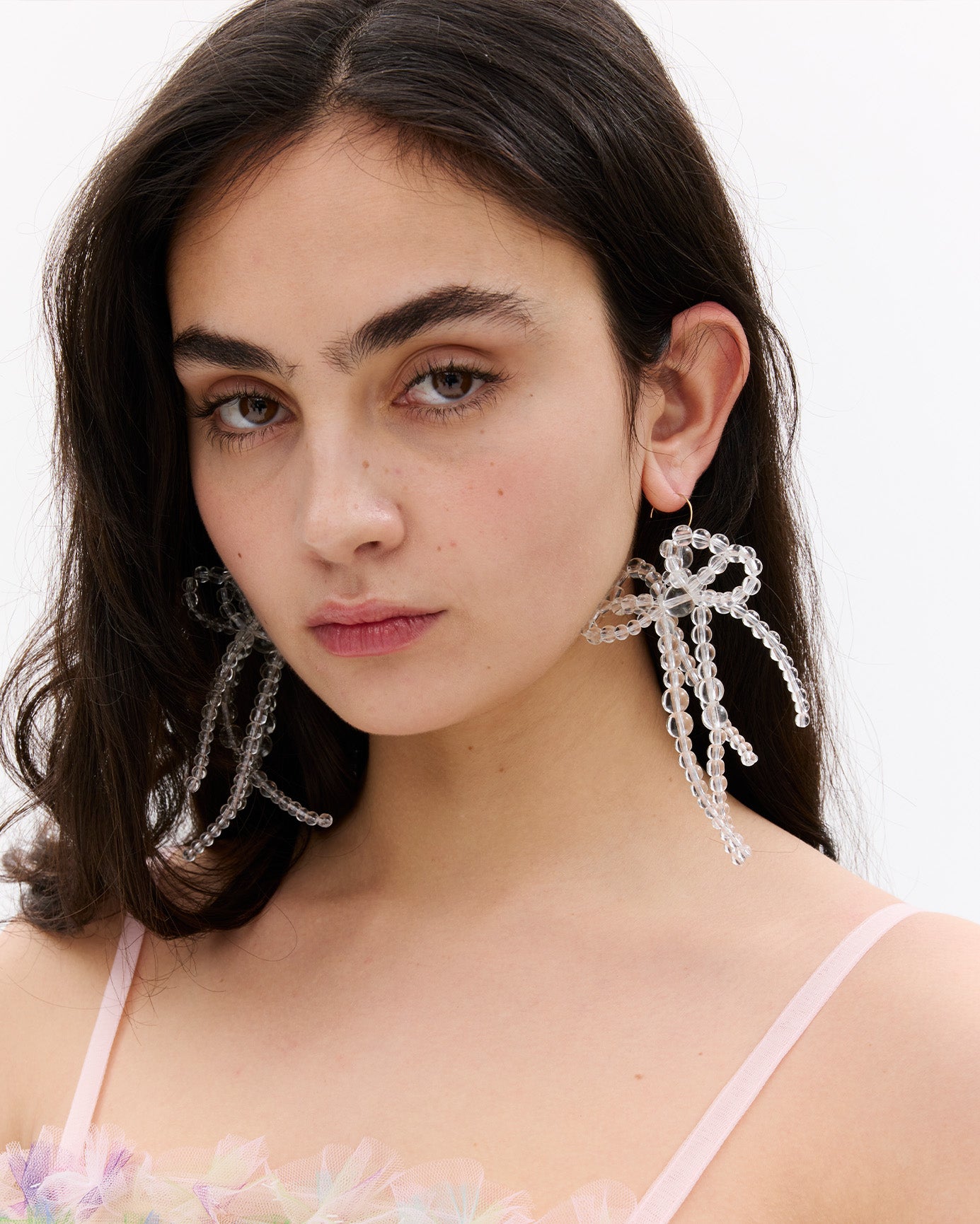 SUSANFANGBUBBLEBEADEDBOWEARRINGfront