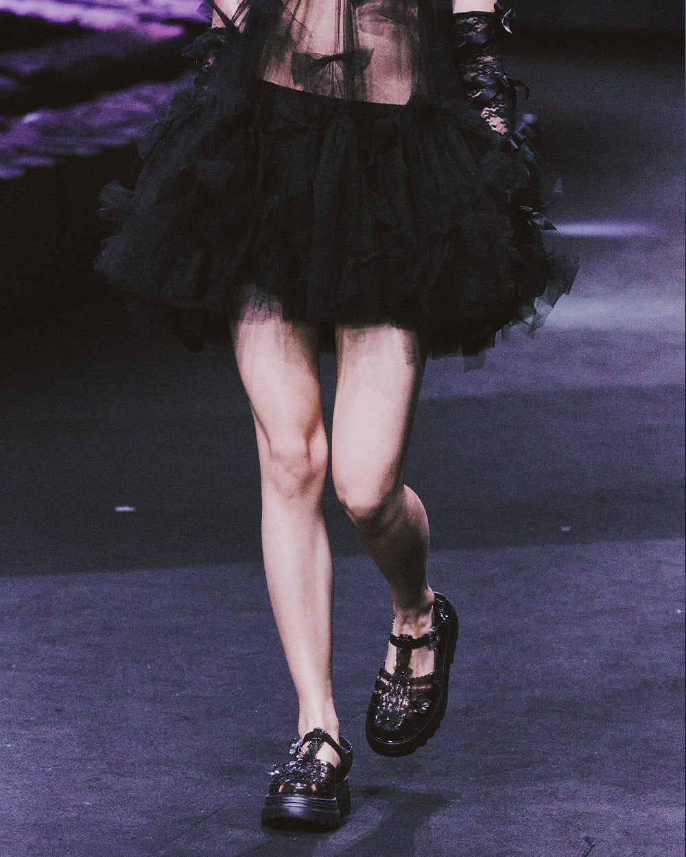 SUSANFANGLACERIBBONBOWMINIDRESSbottoms