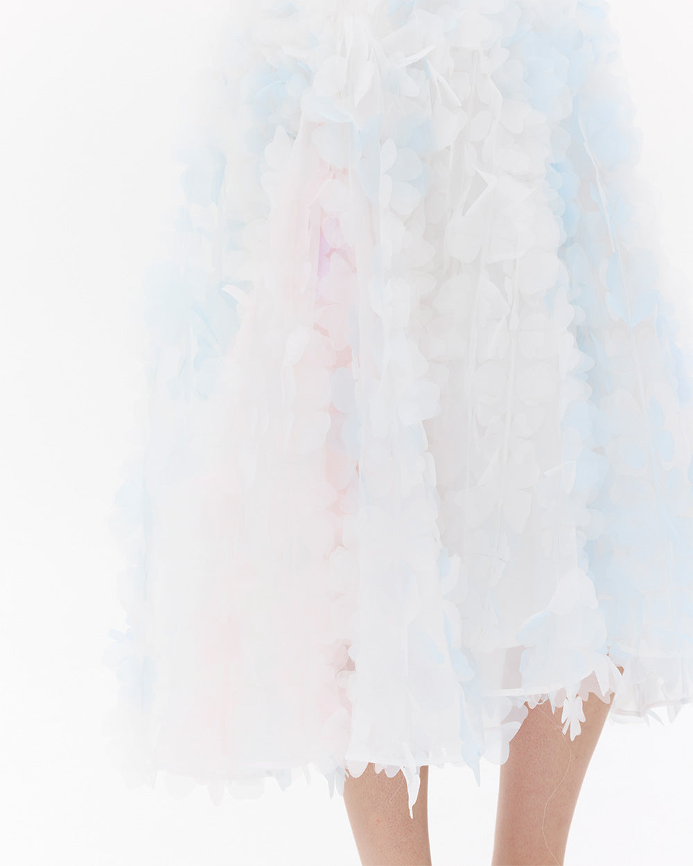 PASTEL LASER-CUT BUTTERFLY DRESS