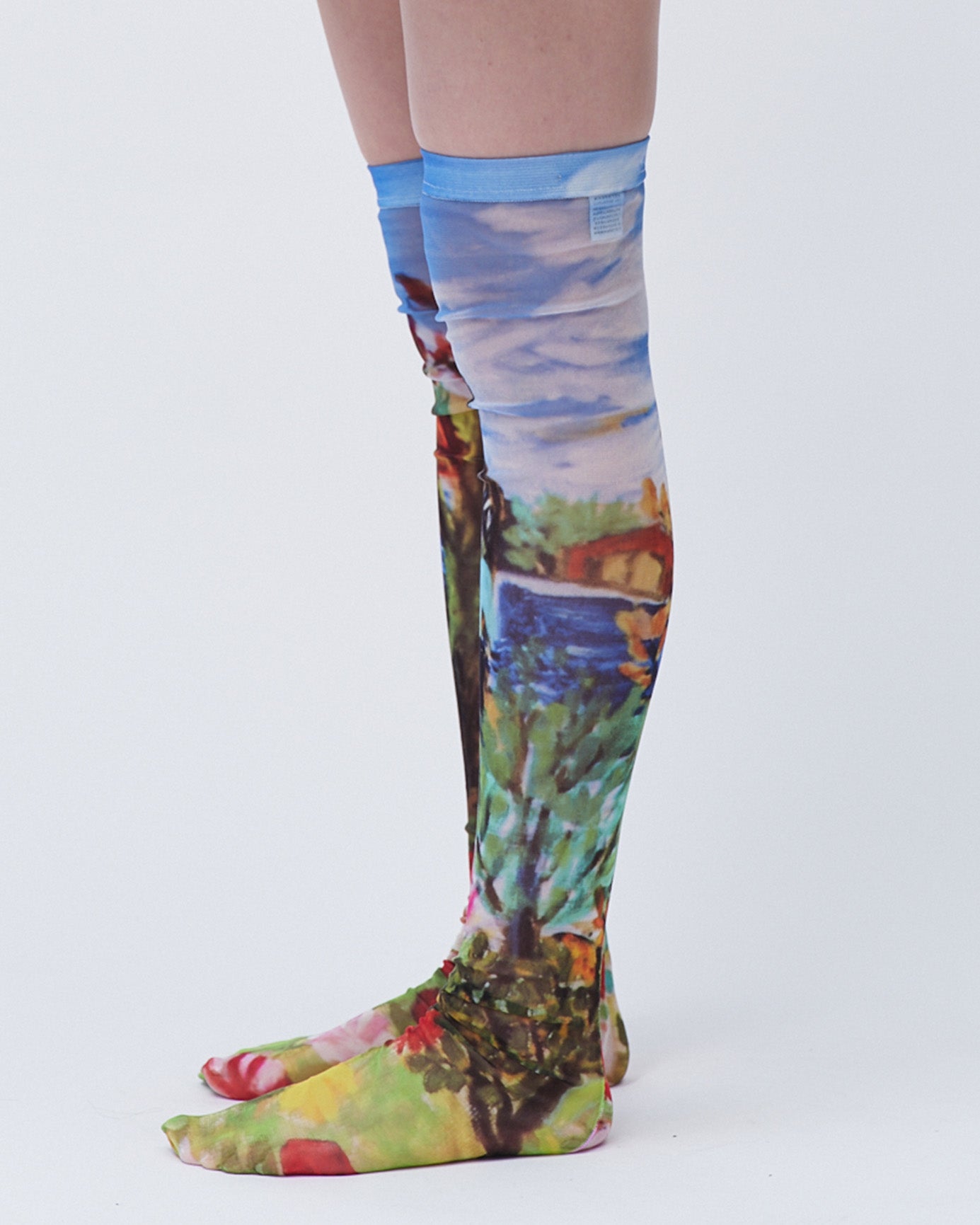 SUSANFANGPRINTEDSOCKSFLORALSIDE