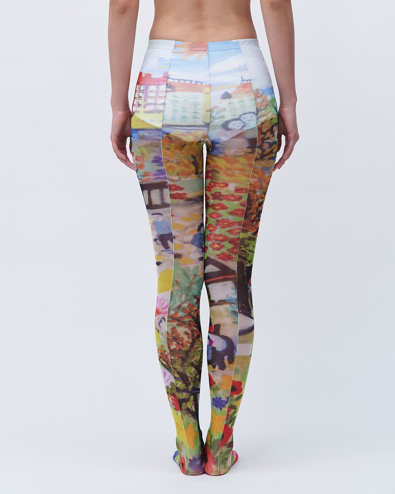 SUSANFANGPRINTEDTIGHTSFLORALBACK