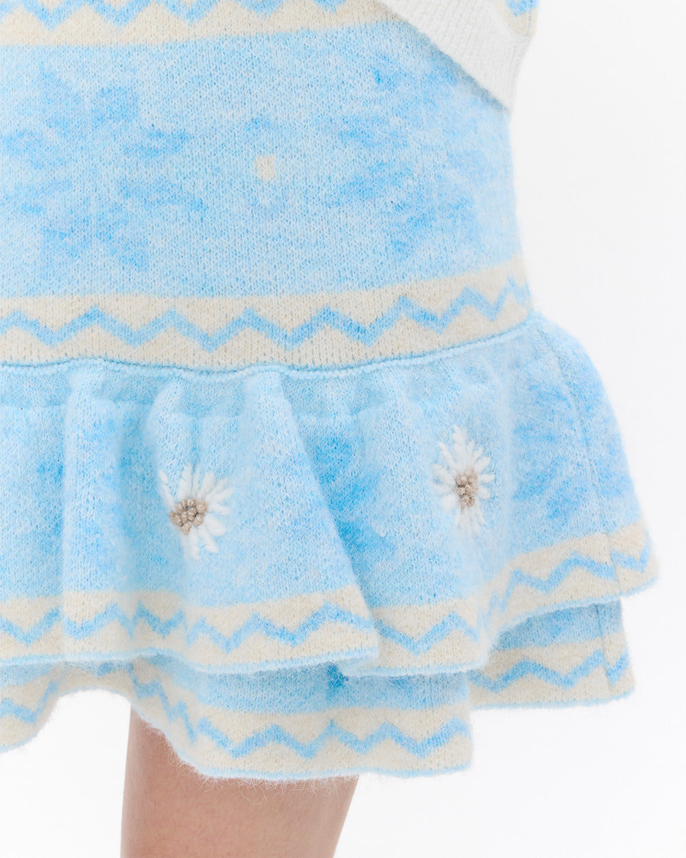 SUSANFANGRECYCLEDJACQUARDKNITMINISKIRTdetails