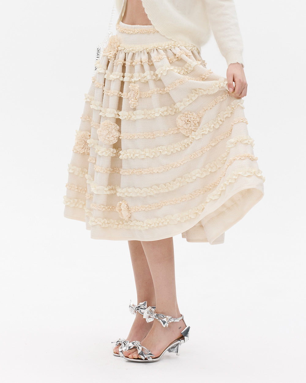 SUSANFANGRIBBONROSETWEEDSKIRTside