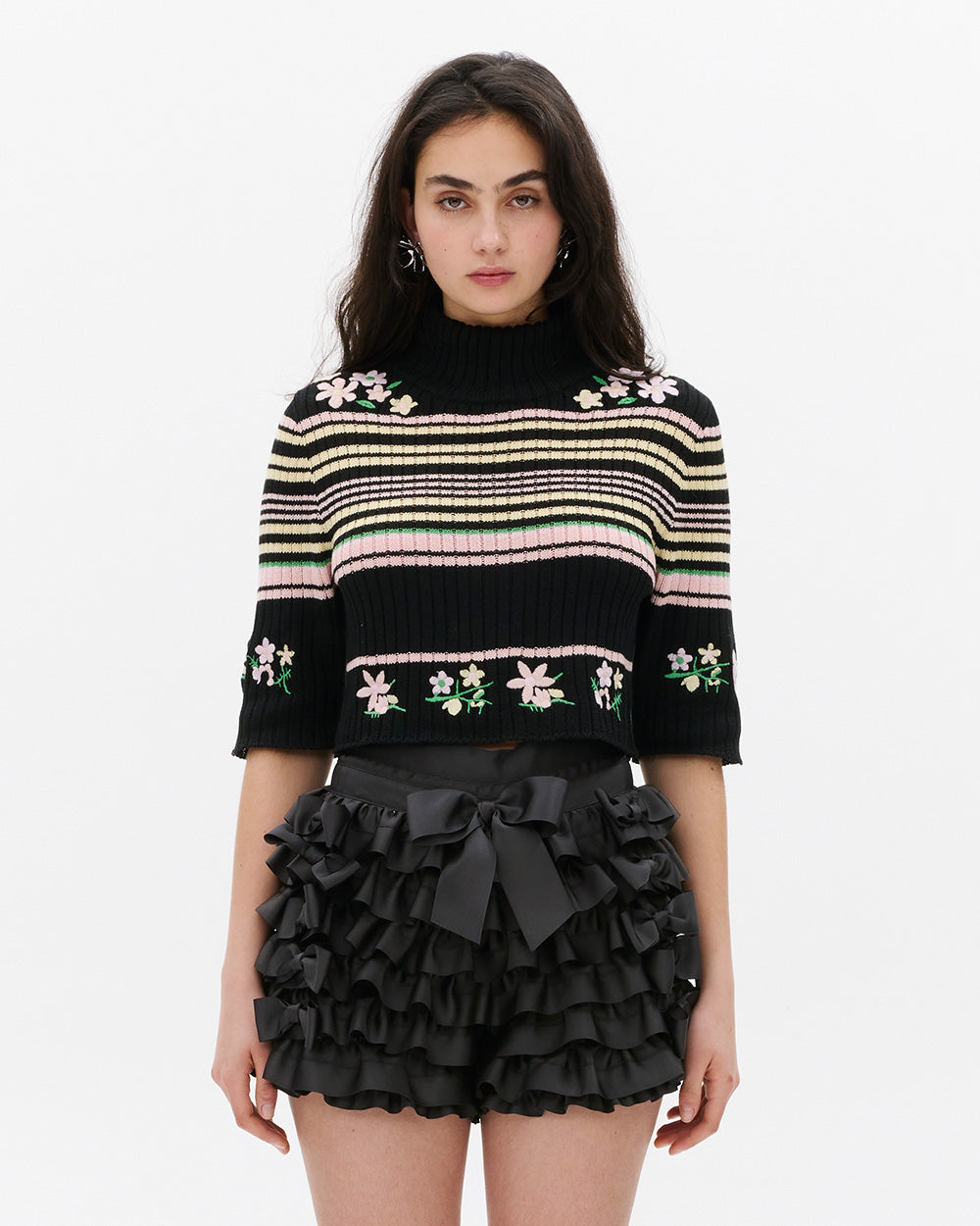 SUSAN_FANG_KNITTED_FLOWER_MINI_CROP_TOP_front