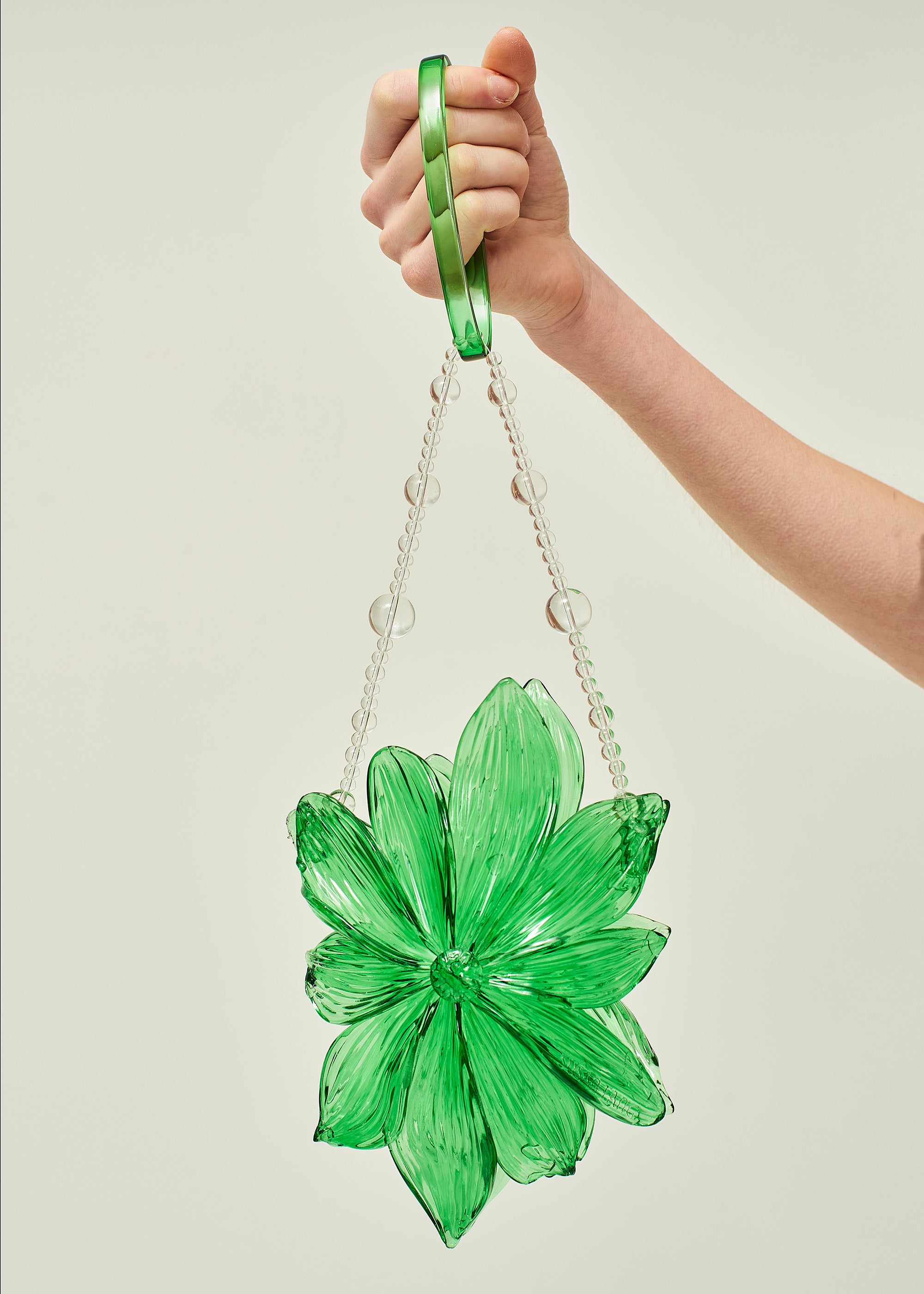 WOMEN GIRL ASIAN KOREAN STYLE 3D PRINTED CRYSTAL FLORAL PHONE BAG SMALL CROSSBODY BAG GREEN
