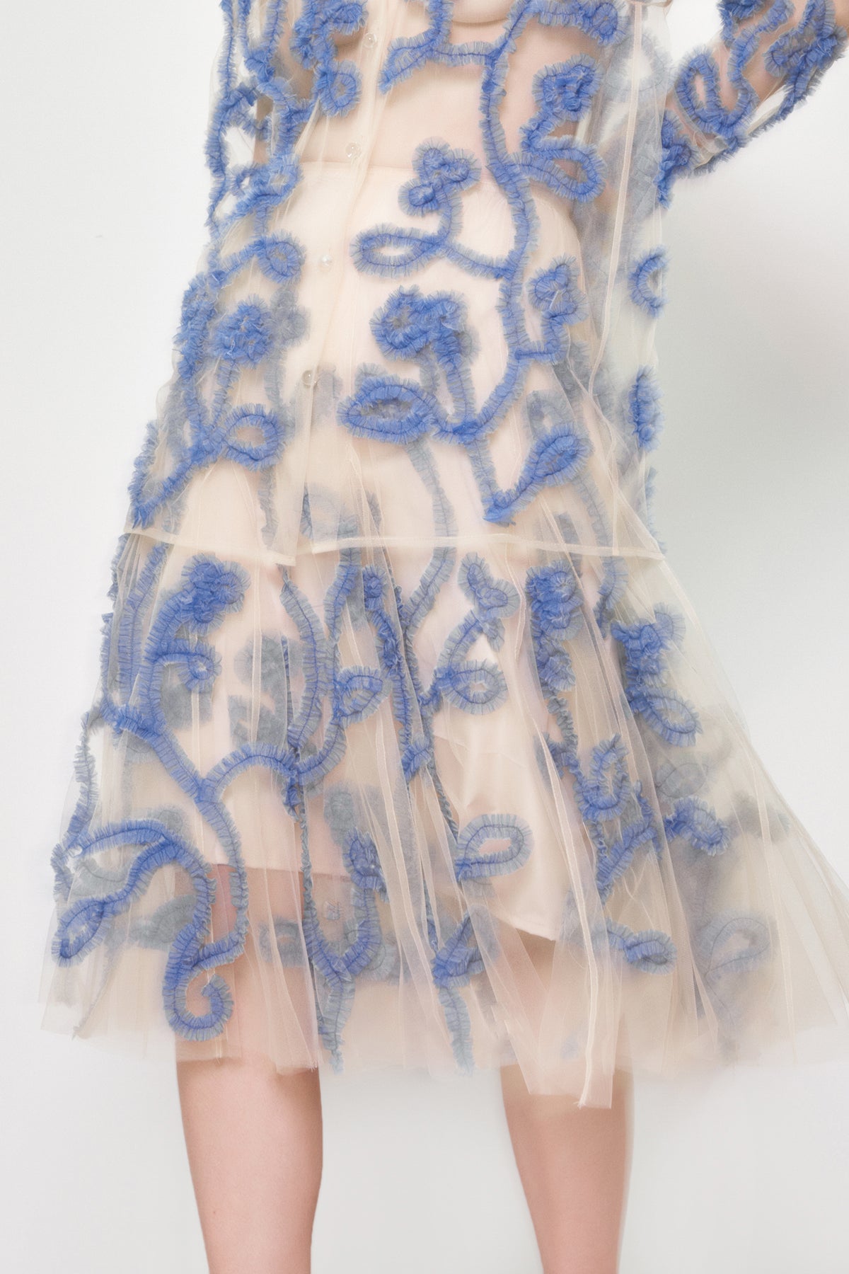 Applique Tulle Skirt